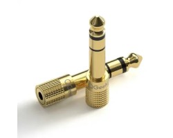 QGeeM QG-AU10 6.5mm Male to 3.5mm Female Converter Adapter