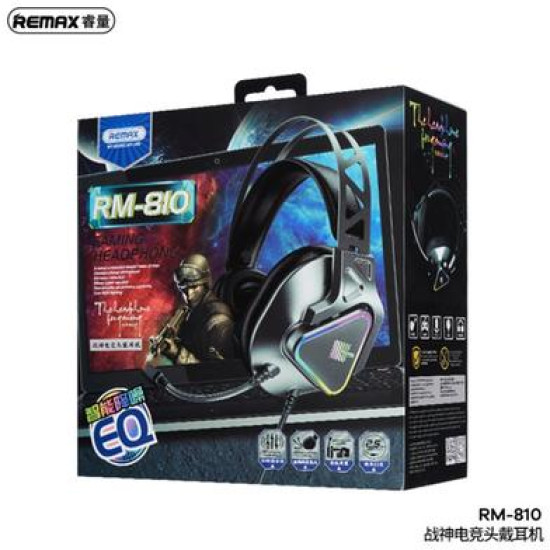 Remax RM-810 Wargod Series USB RGB Lighting Gaming Headphone
