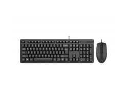 A4tech KK-3330 USB Multimedia Keyboard Mouse Combo Black