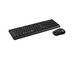 Rapoo X1500 Wireless Black Optical Keyboard & Mouse Combo with Bangla