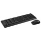Rapoo X1500 Wireless Black Optical Keyboard & Mouse Combo with Bangla
