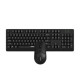 Rapoo X1500 Wireless Black Optical Keyboard & Mouse Combo with Bangla
