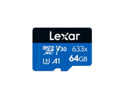Lexar High-Performance 633x 64GB MicroSDXC UHS-I Memory Card