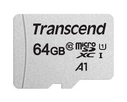 Transcend 64GB MicroSDXC/SDHC 300S Class 10 Memory Card (TS64GUSD300S)