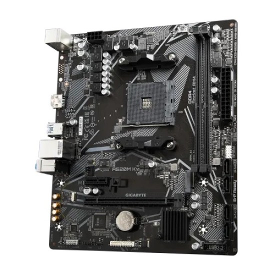 GIGABYTE A520M K AM4 Micro ATX Motherboard