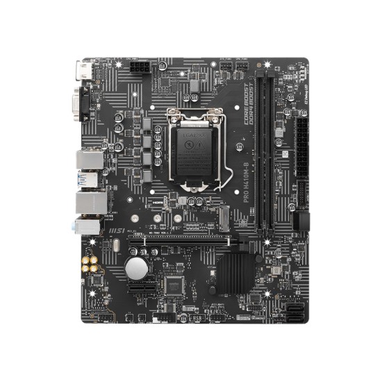 MSI PRO H410M-B 10th Gen Micro-ATX Motherboard