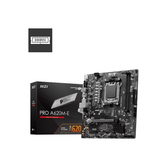 MSI PRO A620M-E AMD AM5 mATX Motherboard