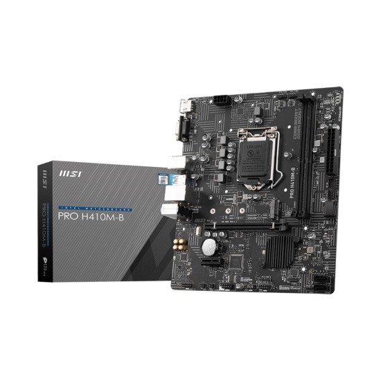 MSI PRO H410M-B 10th Gen Micro-ATX Motherboard