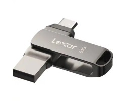 Lexar JumpDrive Dual Drive D400 64GB USB 3.1 Type-C Pen Drive