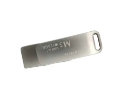 TwinMOS M3 128GB USB 3.1 Gen 1 Metal body Silver Pen Drive