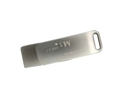 TwinMOS M3 32GB USB 3.1 Gen 1 Metal body Silver Pen Drive