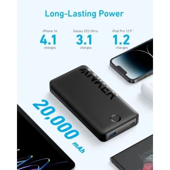 Anker 325 PowerCore 20K Pro 20000mAh 15W Power Bank (A1286H11)