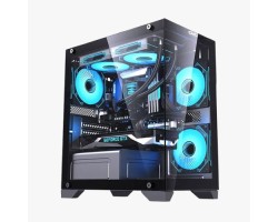 OVO T2B ICE COOL 5 ARGB Infinity Micro ATX Casing