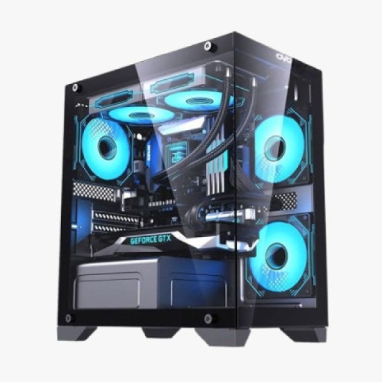 OVO T2B ICE COOL 5 ARGB Infinity Micro ATX Casing