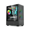 Value Top NUBIA21F3 Mini Tower Micro-ATX Gaming Case with Built-In 5 x ARGB Fan
