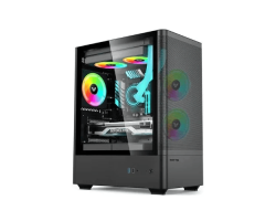 Value Top NUBIA21F3 Mini Tower Micro-ATX Gaming Case with Built-In 5 x ARGB Fan