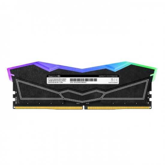 TEAM T-FORCE DELTA RGB 16GB 6000MHz DDR5 CL38 Gaming RAM