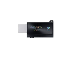 ADATA SC730 512GB USB Type-A & Type-C Portable Black External SSD