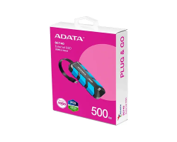 ADATA SC740 500GB USB 3.2 Gen2 Type-C Portable Blue External SSD